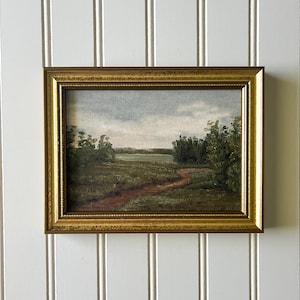 Landscape fine art framed print of original painting/framed canvas print/original oil painting print/landscape print/5x7/8x10/16x20