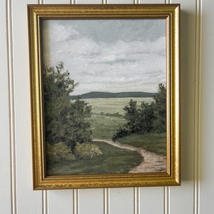 Landscape fine art framed print of original painting/framed canvas print/original oil painting print/landscape print/5x7/8x10/16x20
