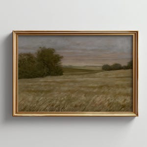 Landscape Canvas Print: Giclee Fine Art, Countryside Farm Art