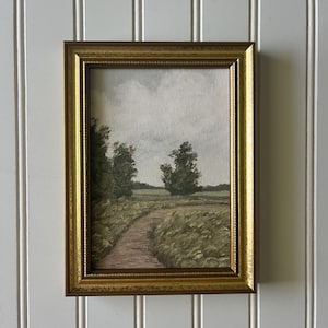 Landscape fine art framed print of original painting/framed canvas print/original oil painting print/landscape print/5x7/8x10/16x20