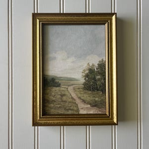 Landscape fine art framed print of original painting/framed canvas print/original oil painting print/landscape print/5x7/8x10/16x20