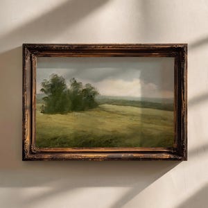 Landscape Oil Painting Print: Giclee Satin Canvas Art