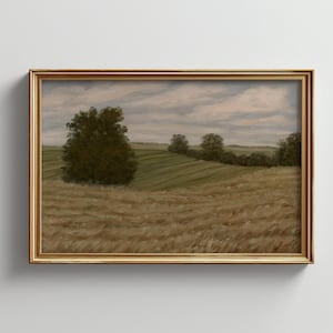 Landscape Canvas Print: Giclee Fine Art, Countryside Farm Art