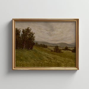 Landscape Oil Painting Print: Giclee Satin Canvas Art