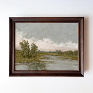 Landscape Painting Print: Giclee Satin Canvas Art