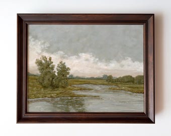 Landscape Painting Print: Giclee Satin Canvas Art
