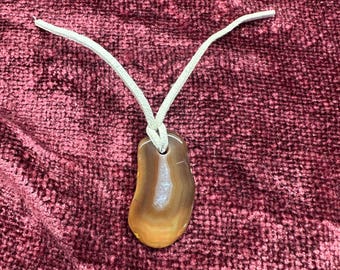 Lake Superior agate necklace