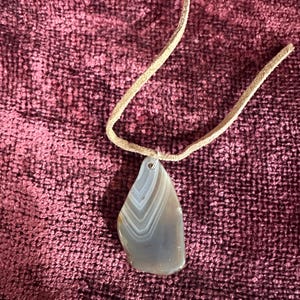 Lake Superior agate necklace