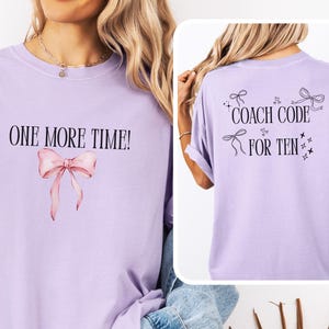 Funny cheer coach shirt, gift for cheer coach, coquette cheerleader coach tee, cheer coach gift, coach game day t-shirt, thank you gift