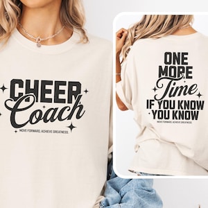 Cheer coach shirt, gift for cheer coach, cheerleader coach tee, cheer coach gift, coach game day t-shirt, thank you gift, funny coach tshirt
