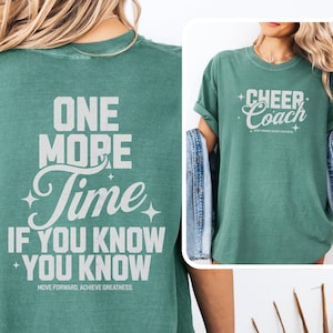 Cheer coach shirt, gift for cheer coach, cheerleader coach tee, cheer coach gift, coach game day t-shirt, thank you gift, funny coach tshirt