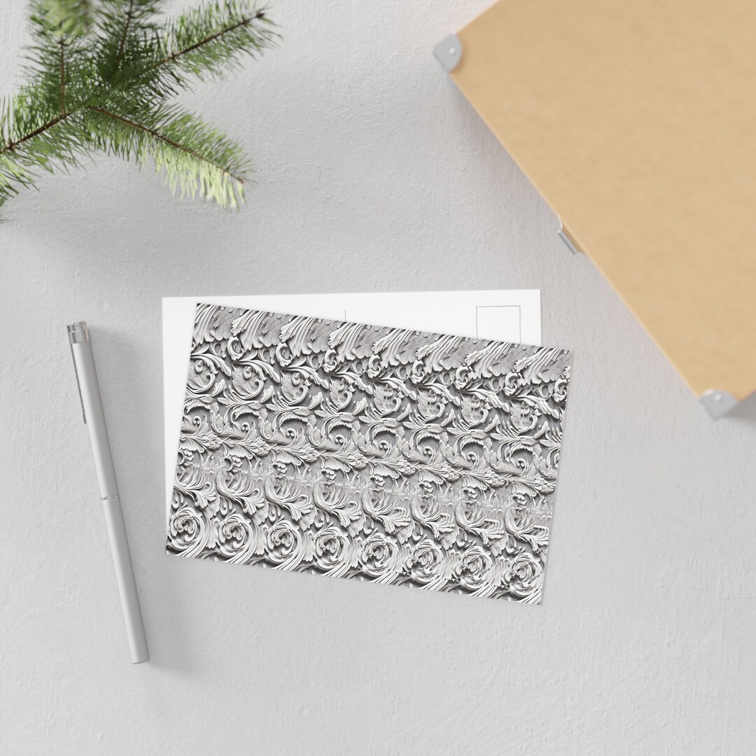 Postcard of Yin and Yang Chinese Symbol Stereogram magic Eye Hidden in