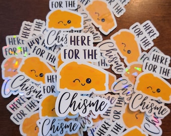 Chisme Sticker: Water Resistant Decal