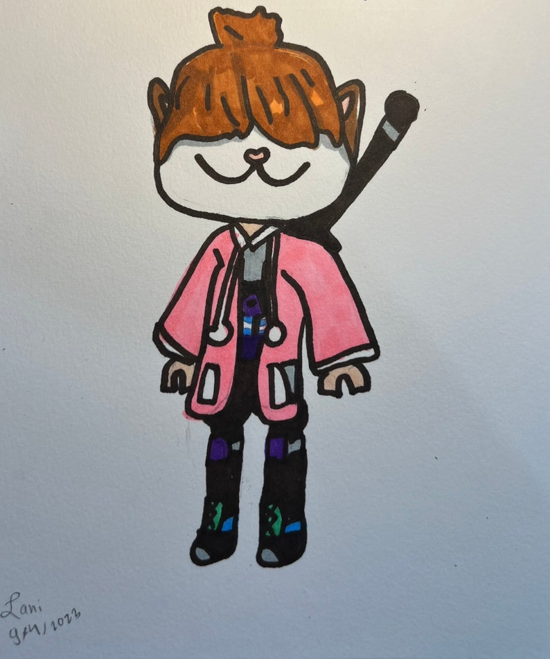 Personalized Art I Draw Your Roblox Character Request Drawing OR Order ...