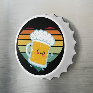 Bottle Opener, Happy Beer Retro