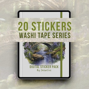 Washi Tape Series - Botanical | Patterns | GoodNotes Sticker Book