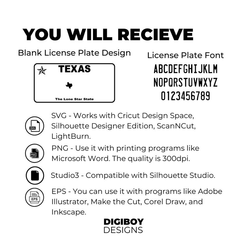 Indiana Blank License Plate SVG Leather Tag Engraving Mini - Etsy