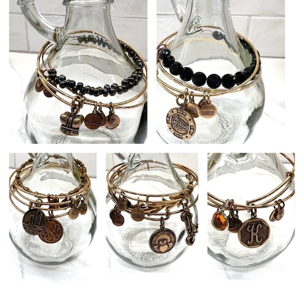 Alex + Ani bracelets, cleaned & polished | stacking bangles | jewelry | gift for her | gift | gold | Mother’s Day | girlfriend | wife | mom