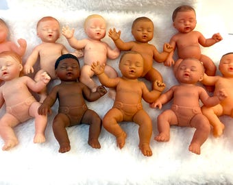 My Mini Baby Zuru series dolls | different skin colors | silicone | doll only | Disney | dollhouse | miniature | gift | cute | popular now