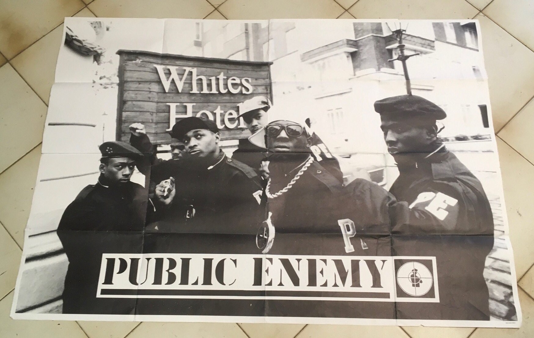 Public Enemy Poster Large Vintage 1990's