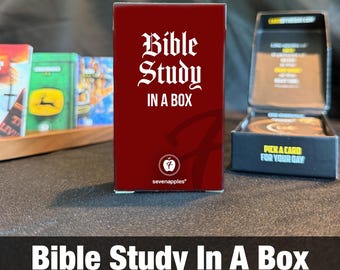Estudio bíblico en una caja