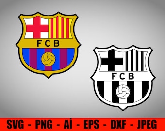 FC Barcelona Logo, FC Barcelona Svg, FC Barcelona Vector, Soccer Logo, Svg Bundle, Digital File, svg, png, ai, eps, dxf, jpeg