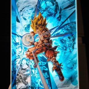 Goku super Saiyan blue Canvas Print / Canvas Art by Amar Maruf