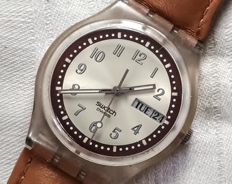 Wristwatch SWATCH Gent Greenset GG704 New NOS With Case  display picture 1