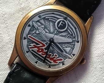 Seltene Vintage Fossilien Uhr LE-9451 Limited Edition Uhr, Originalarmband