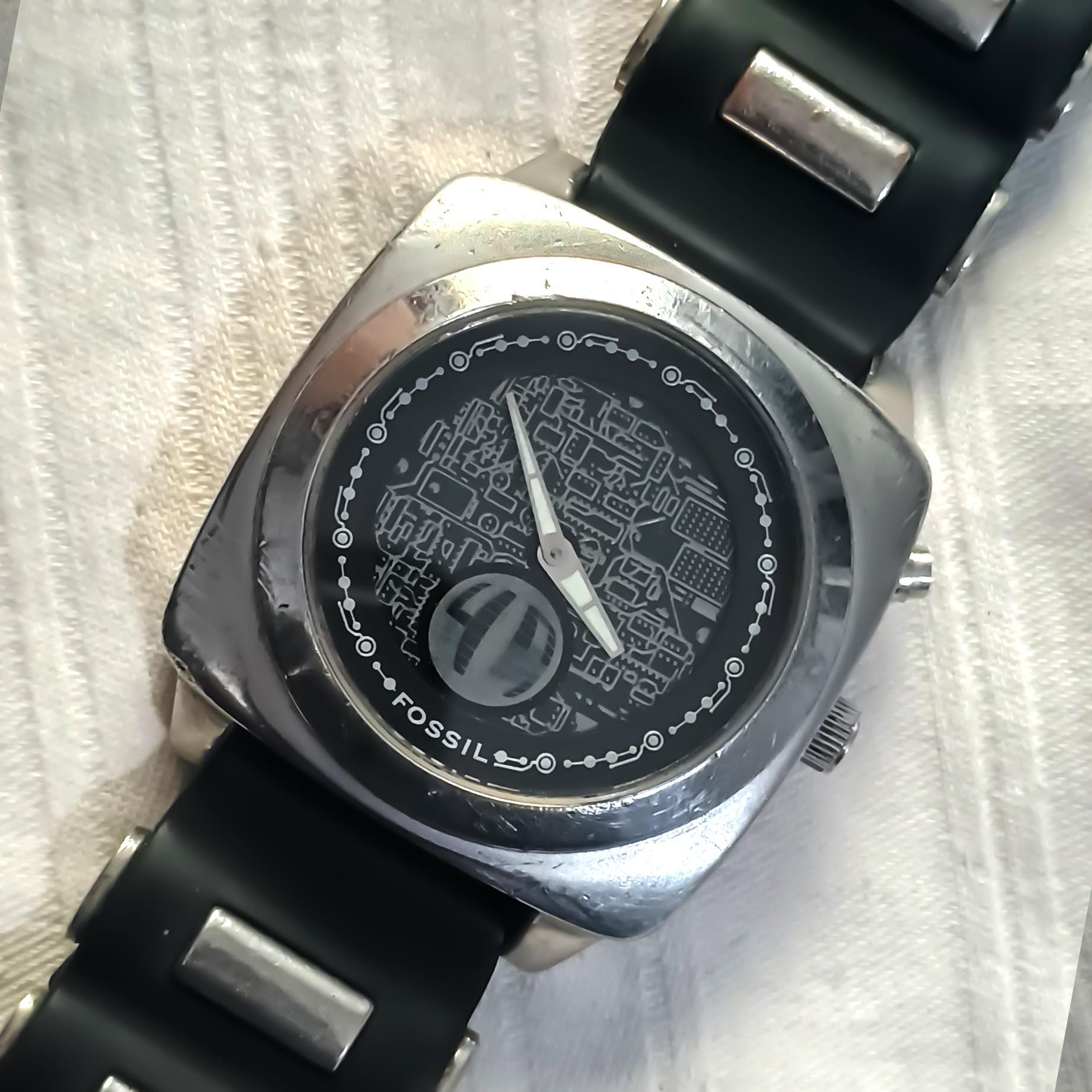 Fossil big tic watch - Etsy 日本