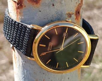 Vintage Seiko Gold Tone Dress Watch - 1991 Japanese Quartz