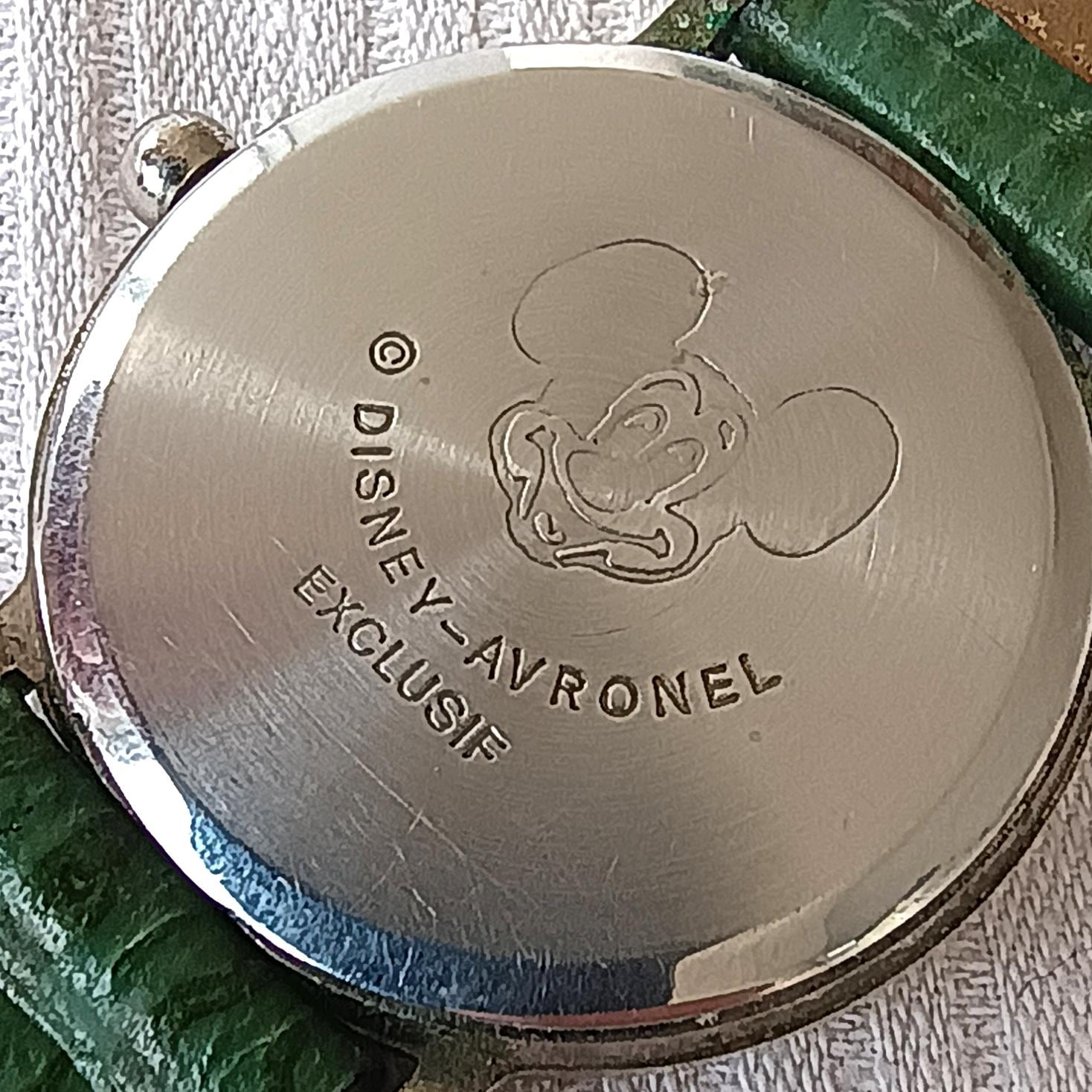 Babar Vintage Wristwatch with Green Leather Strap Avronel Exclusif VERY RARE Vintage Mickey Mouse Watch: Avronel Exclusif  main image 2
