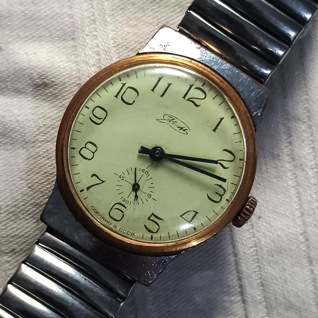 Vintage ZIM Mechanical Watch, Mint Green Dial, USSR Made - Etsy
