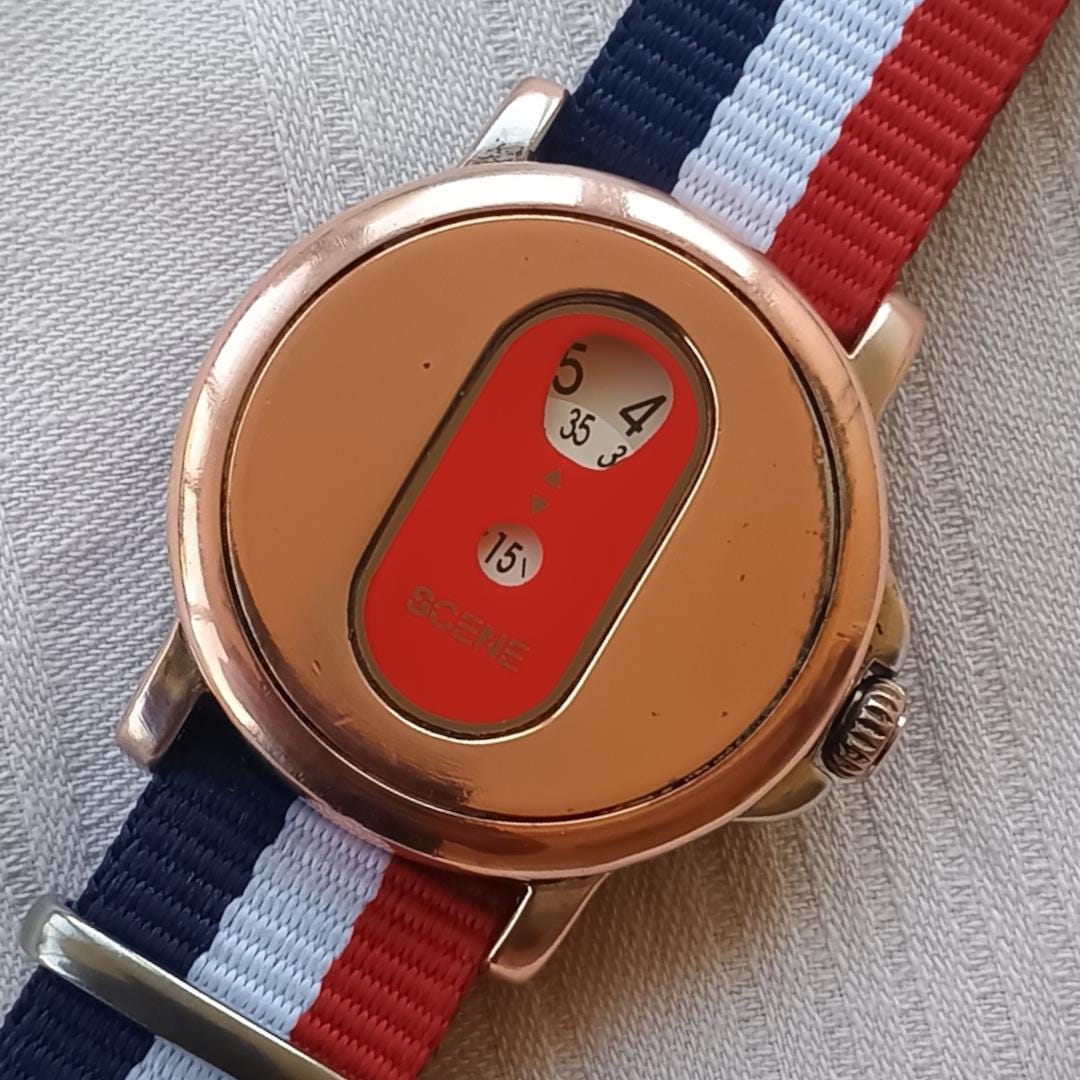 1970s red led watch - Etsy 日本