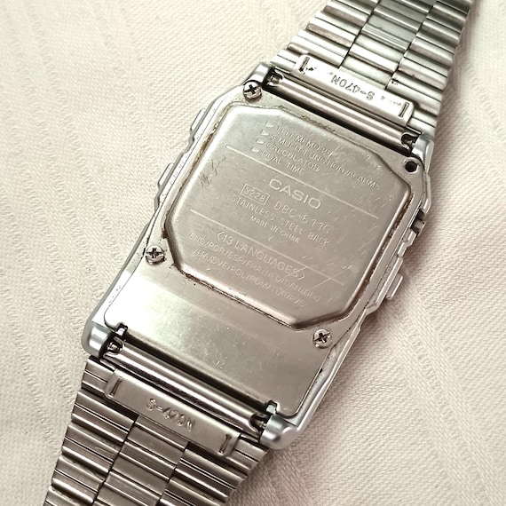 Casio Data Bank DBC-611G Watch – Retro 90s Illumi… - image 9