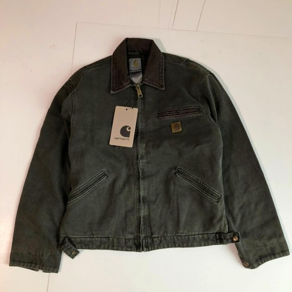 Retro Carhartt J97 Moss Detroit Work Jacket - Etsy
