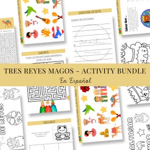 Lot d'activités Les Rois Mages, Actividad familiar para Dia de los Tres Reyes Magos Que Viva La Tradición, Bible Study Sunday School Church