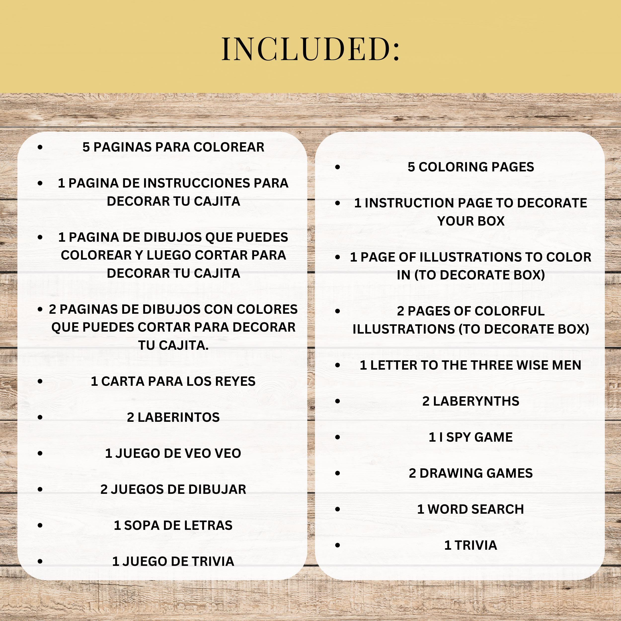 Three Wise Men Activity Bundle, Three Kings Day Celebration Games and ...