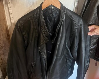 1960's Langlitz Leather Padded Jacket Cascade - Etsy