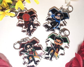 BatBoys Robin Charms | 3in Epoxy charms