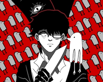 A5 Human PunPun | 8.5 x 5.5" Medium Print Oyasumi PunPun