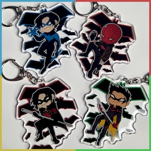 BatBoys Robin Charms | 3in Epoxy charms