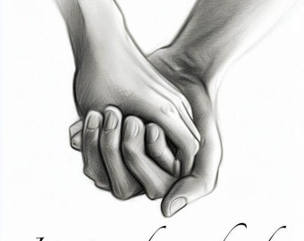 Holding Hands SVG, Love, SVG Cut File, Instant Download, Love Hands Design