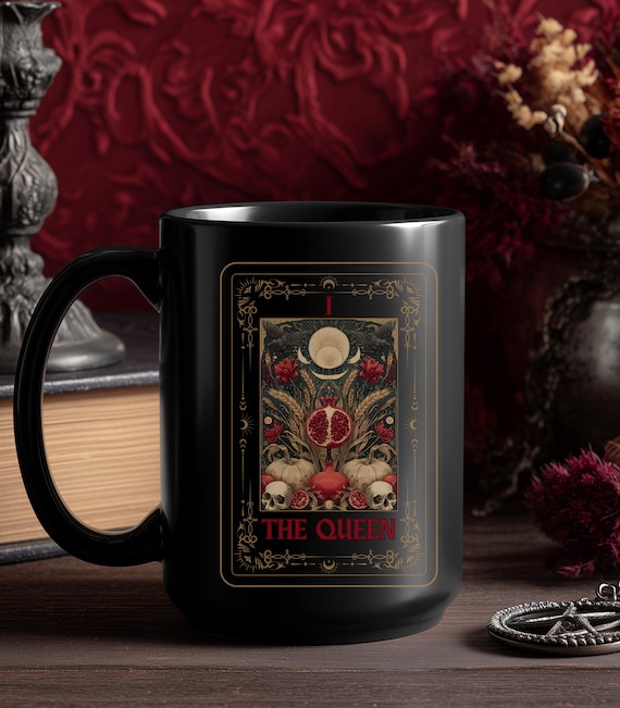 Persephone Pomegranate Greek Mythology Gift Lilith Hecate Hekate Edgar Allen Poe Edgar Allan Poe Fall Mug Feminist Mug Witchy Mugs