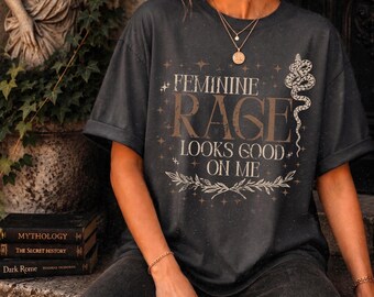 Medusa Dark Academia The Female Gaze Petrify the Patriarchy Feminism Shirt Leftist Shirt Greek Mythology Literature Shirt Witchy Shirt