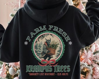 Krampus Sweatshirt Krampus Yule Goth Christmas Krampus Shirt Solstice Gothic Christmas Krampus Sweater Spooky Christmas Winter Solstice Gift