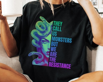 Feminist Shirt Petrify the Patriarchy The Female Gaze Medusa Shirt Leftist Shirt Greek Mythology Literature Shirt Witchy Shirt Lilith Resist