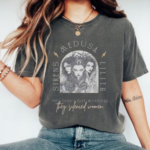 Petrify the Patriarchy Feminist Shirt The Female Gaze Medusa Shirt Leftist Shirt Greek Mythology Literature Shirt Witchy Shirt Lilith Resist