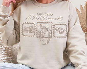 Jane Eyre Shirt Charlotte Bronte Literature Shirt Pride and Prejudice Light Academia Literary Sweatshirt English Teacher Literary Shirt