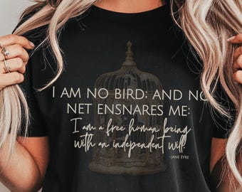 Jane Eyre Shirt Charlotte Bronte Literature Shirt Pride and Prejudice Light Academia Literary Sweatshirt English Teacher Literary Shirt